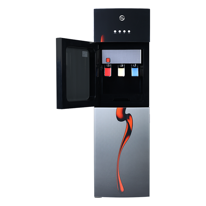 PEL 525 3Taps Curved Glass Door Water Dispenser