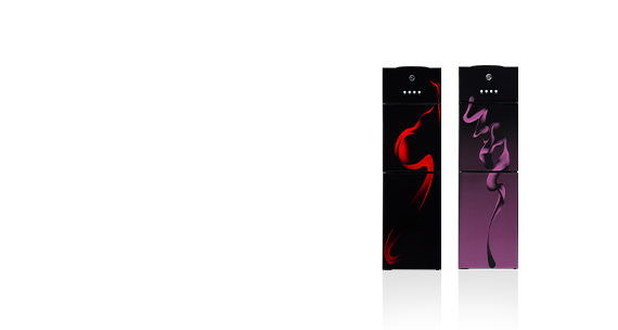 pel glass door water dispenser