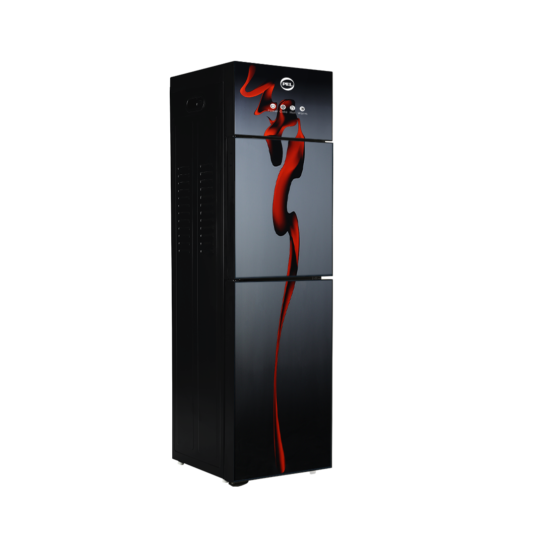 PEL 525 3Taps Curved Glass Door Water Dispenser