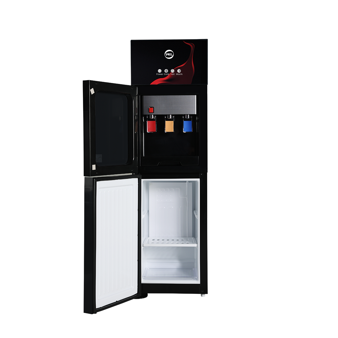 PEL 525 3Taps Curved Glass Door Water Dispenser