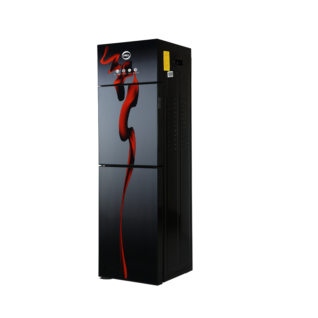 PEL 525 3Taps Curved Glass Door Water Dispenser