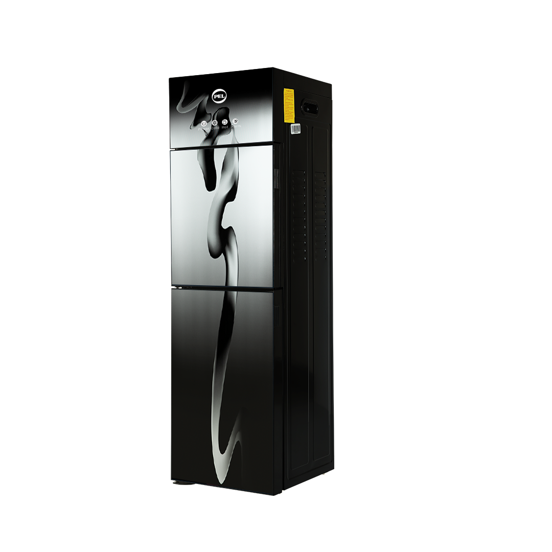 PEL 525 3Taps Curved Glass Door Water Dispenser