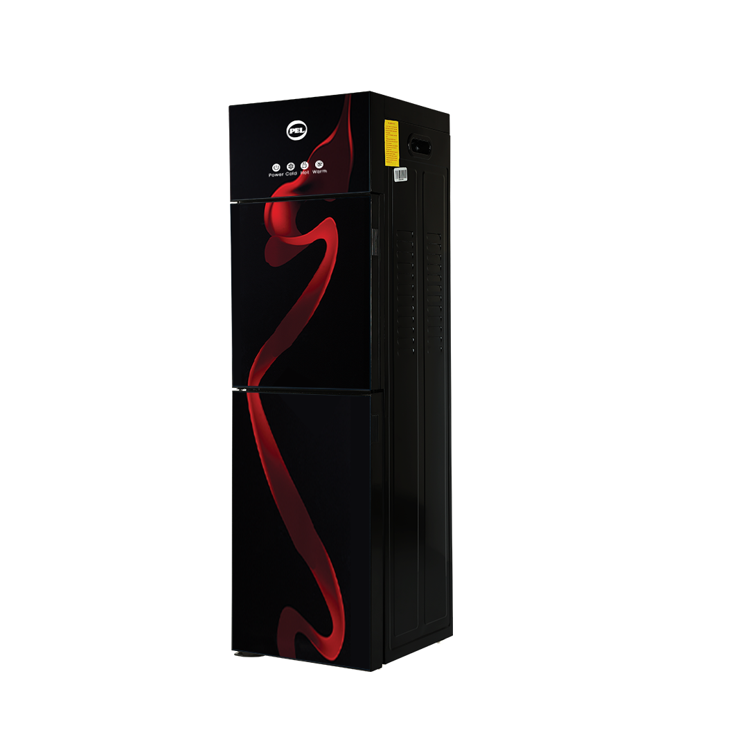 PEL 525 3Taps Curved Glass Door Water Dispenser