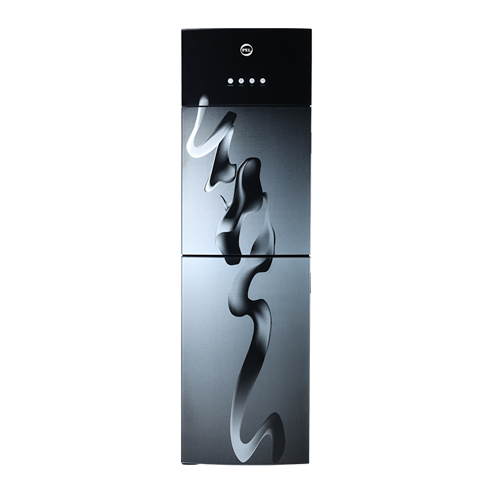 PEL 525 3Taps Curved Glass Door Water Dispenser