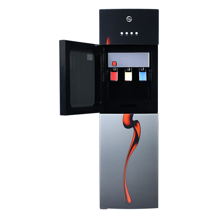 PEL 525 3Taps Curved Glass Door Water Dispenser