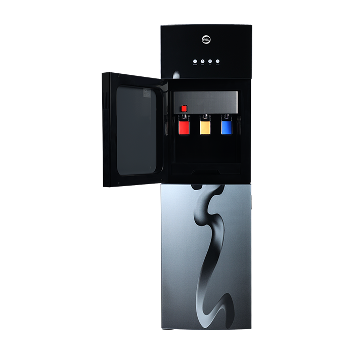 PEL 525 3Taps Curved Glass Door Water Dispenser