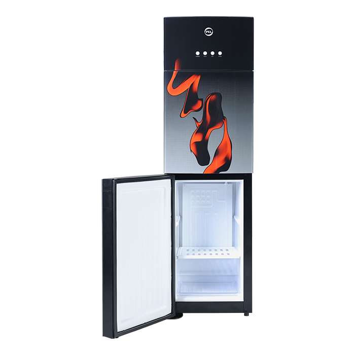 PEL 525 3Taps Curved Glass Door Water Dispenser