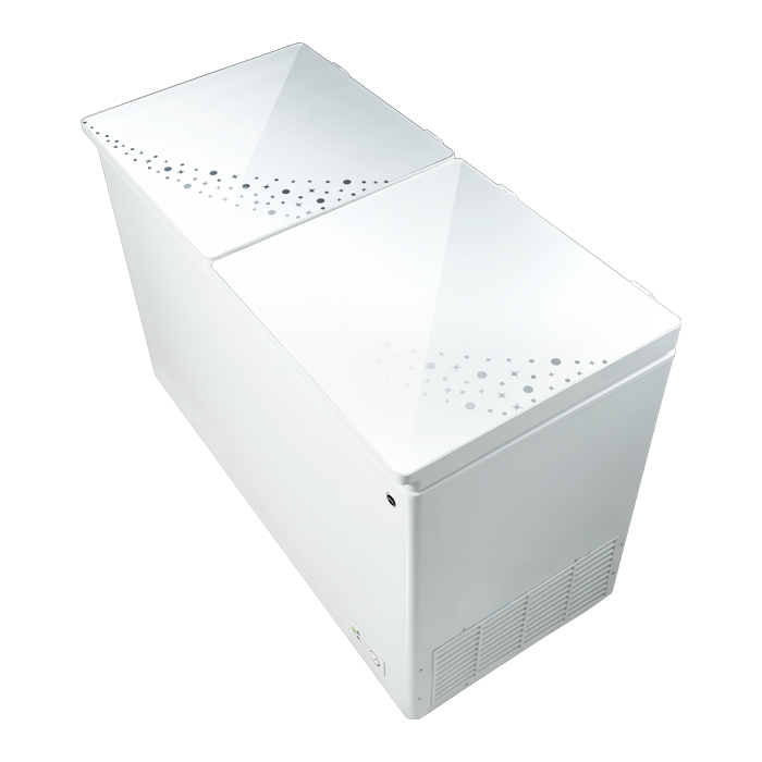 PEL Arctic Crystal Deep Freezer - Twin Door