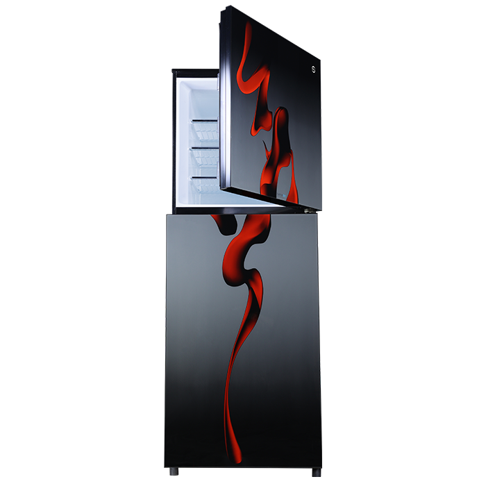 PEL InverterOn Flat Glass Door Refrigerator